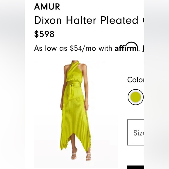 AMUR Dixon Dress - Picture 2 of 6